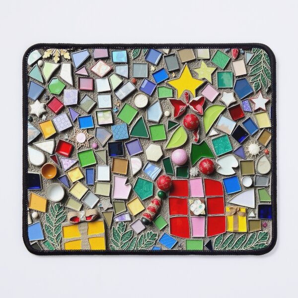 Item preview, Christmas mosaic designed and sold by GasconyPassion.