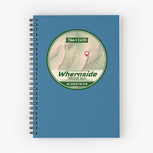 Item preview, Whernside Yorkshire Dales Hiking Sticker T-Shirt 01 designed and sold by OuterShellUK.