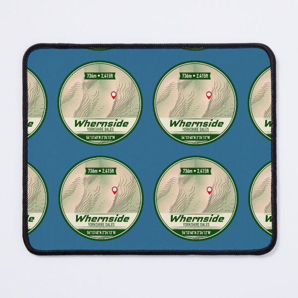 Item preview, Whernside Yorkshire Dales Hiking Sticker T-Shirt 01 designed and sold by OuterShellUK.