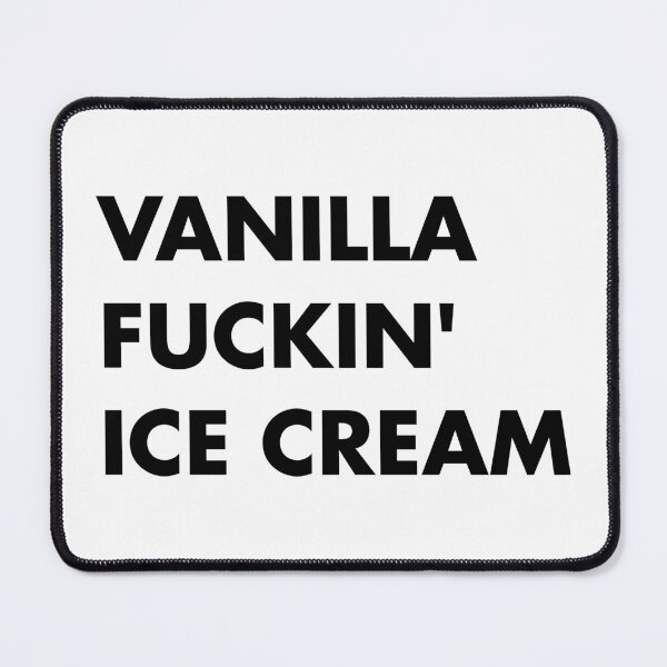 Item preview, vanilla ice cream - black lettering designed and sold by Hans-Rollschuh.