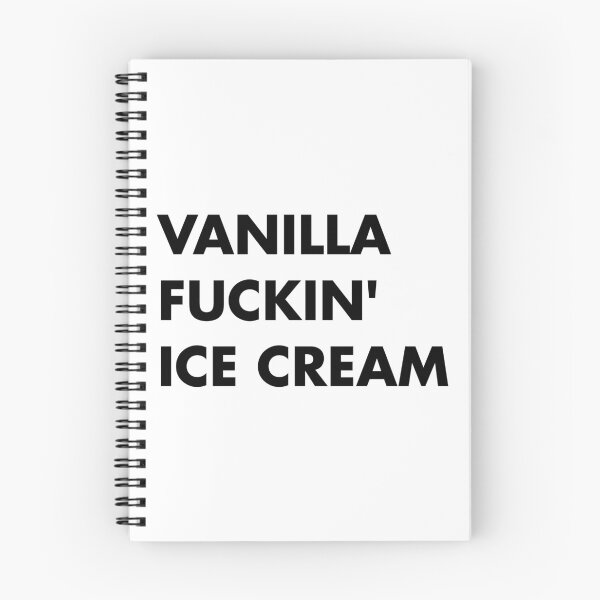 Item preview, vanilla ice cream - black lettering designed and sold by Hans-Rollschuh.