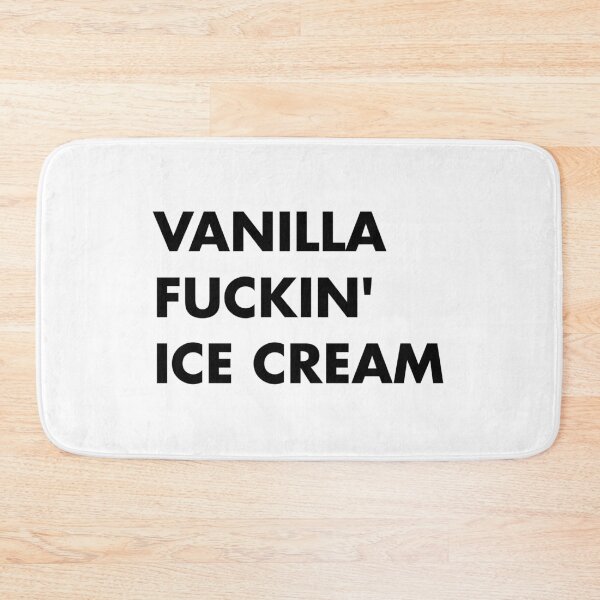 Item preview, vanilla ice cream - black lettering designed and sold by Hans-Rollschuh.