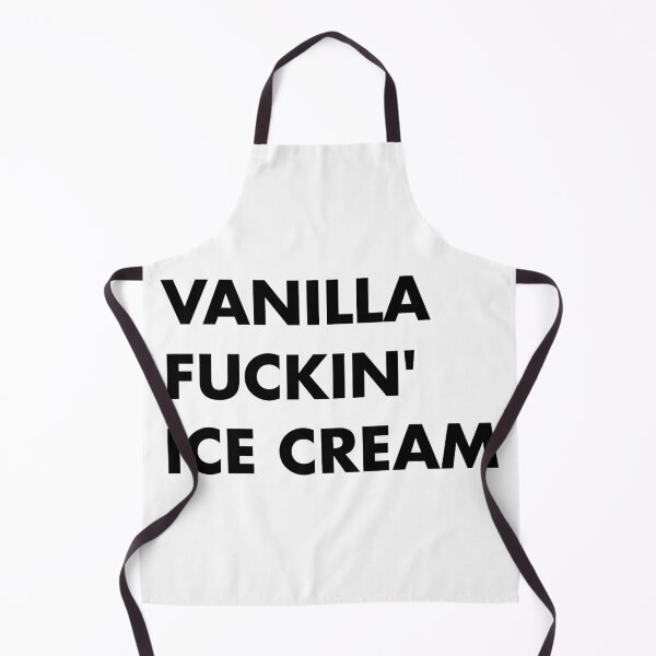 Item preview, vanilla ice cream - black lettering designed and sold by Hans-Rollschuh.