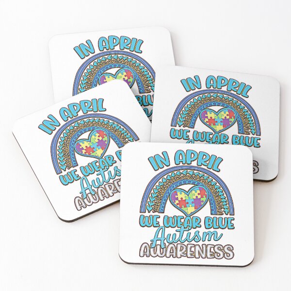Item preview, In April We Wear Blue Autism Awareness Puzzle designed and sold by Galactic-Sketch.