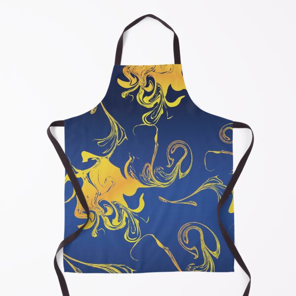 Artikelvorschau, Blauer Farbverlauf-Hintergrund mit goldener abstrakter Textur entworfen und verkauft von KC-DESIGN.