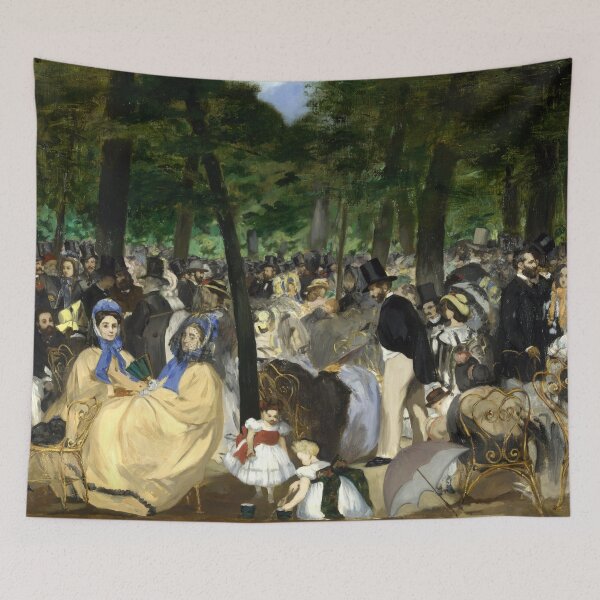 Item preview, Édouard Manet : Music in the Tuileries Garden (1862) designed and sold by YNTDigitalHouse.