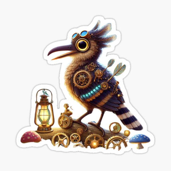 Item preview, Steampunk Potoo designed and sold by Sillytoe.