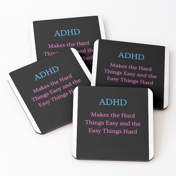 Item preview, ADHD: Makes Hard Things Easy and Easy Things Hard designed and sold by TheNeuroVerse.