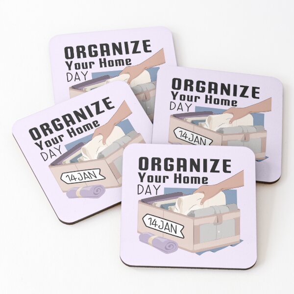 Item preview, 14 January Organize Your Home Day - Wacky Holidays designed and sold by ChemicalXShop.
