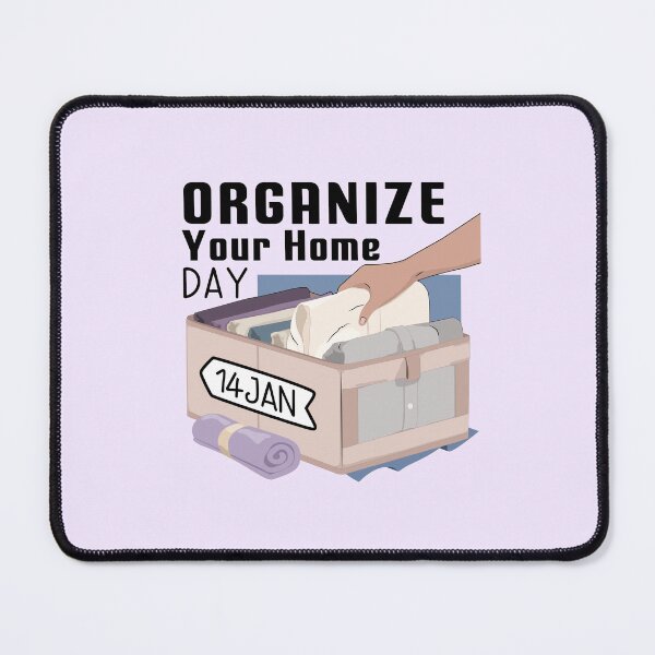 Item preview, 14 January Organize Your Home Day - Wacky Holidays designed and sold by ChemicalXShop.