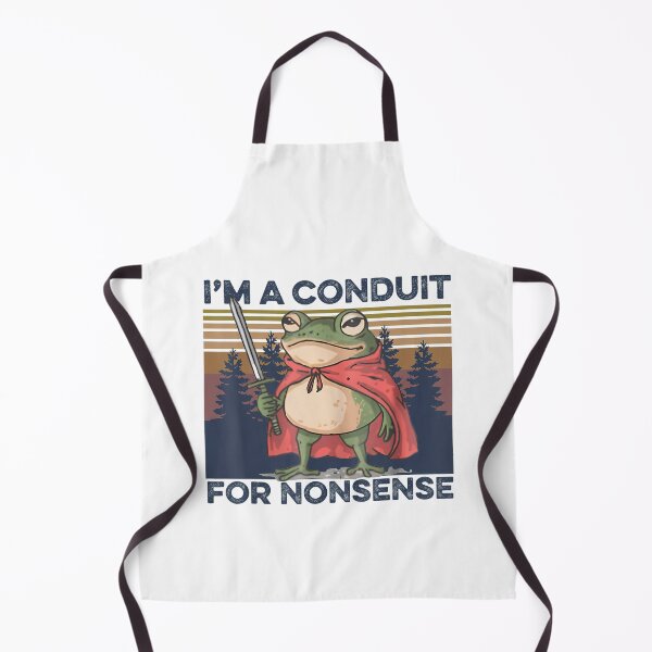 Item preview, Funny Mens Womens I Am A Conduit For Nonsense Frog designed and sold by DreamyNature.