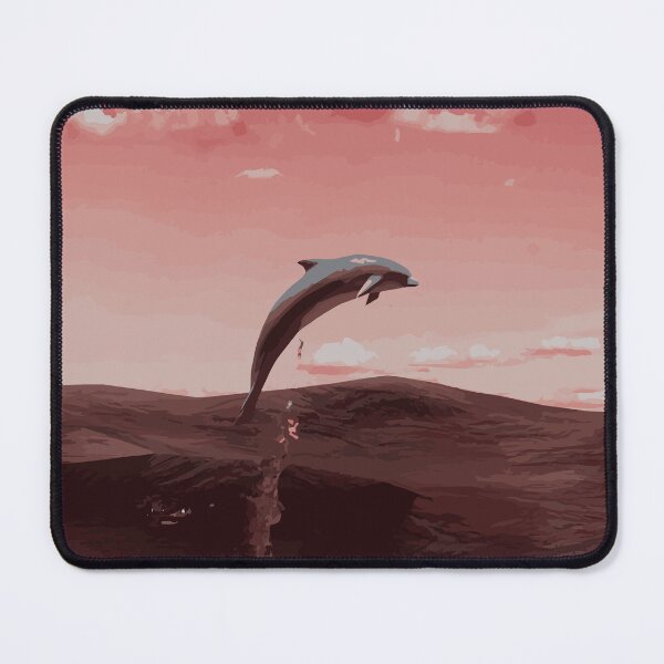 Item preview, Dolphin Illustration - Red Sunset designed and sold by OG-Graphics.