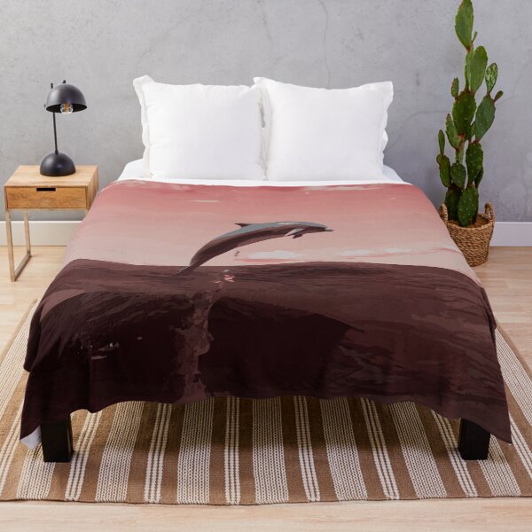 Item preview, Dolphin Illustration - Red Sunset designed and sold by OG-Graphics.