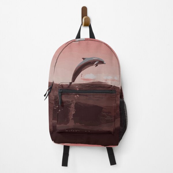 Item preview, Dolphin Illustration - Red Sunset designed and sold by OG-Graphics.