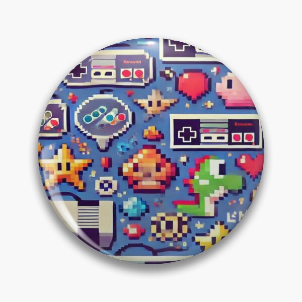 Item preview, Retro Pixel Party: "Classic gaming icons in bold pixelated designs." designed and sold by Imaginarium of Chaos falcon88 .
