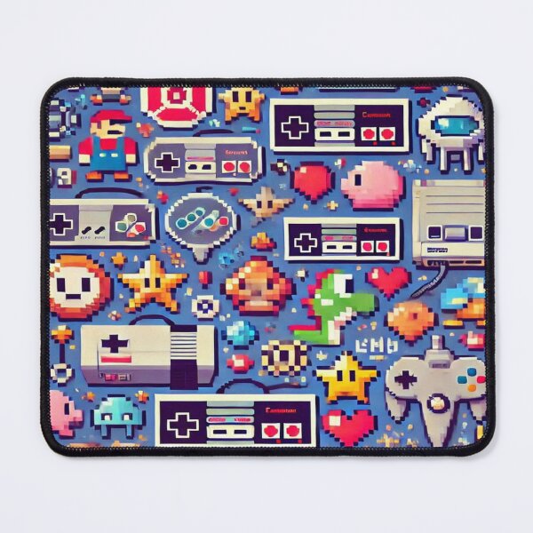 Item preview, Retro Pixel Party: "Classic gaming icons in bold pixelated designs." designed and sold by Imaginarium of Chaos falcon88 .