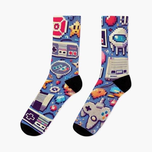 Item preview, Retro Pixel Party: "Classic gaming icons in bold pixelated designs." designed and sold by Imaginarium of Chaos falcon88 .