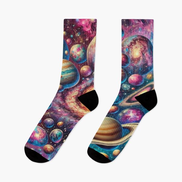 Item preview, Galactic Dreamscape: "Cosmic galaxy design with stars, planets, and nebulae." designed and sold by Imaginarium of Chaos falcon88 .
