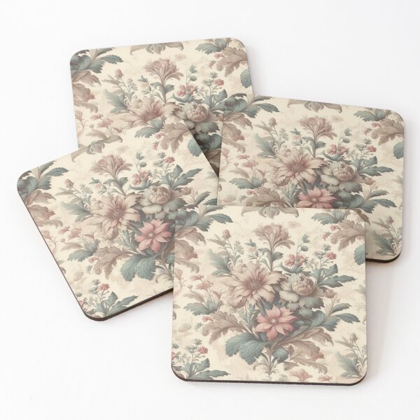Item preview, Pastel Vintage Florals: "Intricate floral pattern in muted pastel hues for a soft aesthetic." designed and sold by Imaginarium of Chaos falcon88 .