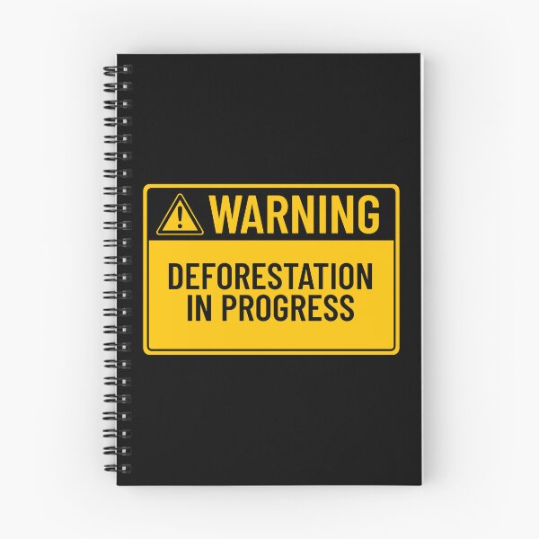 Item preview, Warning: Deforestation In Progress designed and sold by mr-k-store.