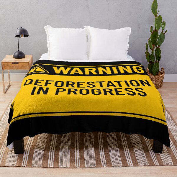 Item preview, Warning: Deforestation In Progress designed and sold by mr-k-store.