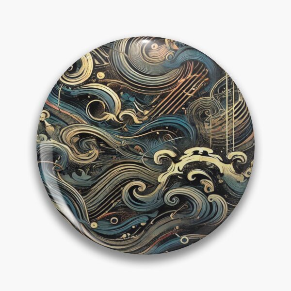 Item preview, Neon Grunge Fusion: "Seamless grunge-inspired pattern with abstract waves and neon highlights." designed and sold by Imaginarium of Chaos falcon88 .