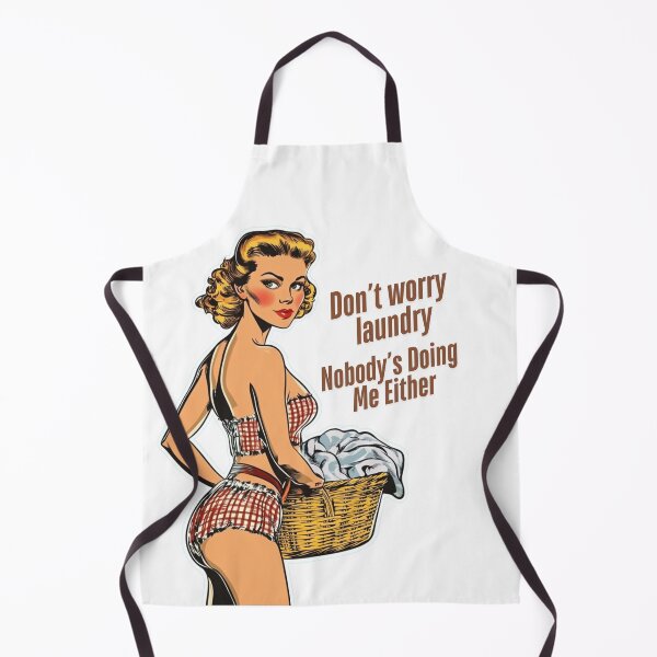 Item preview, Don't Worry Laundry Nobody's Doing Me Either | T-Shirt, Sticker designed and sold by NicolasGlowArt.