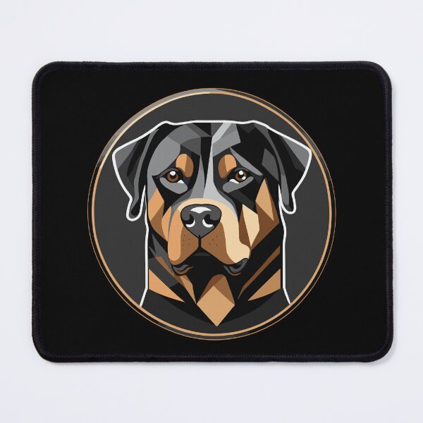 Item preview, Proud Rottweiler in Elegant Design designed and sold by ThreadsInfinite.