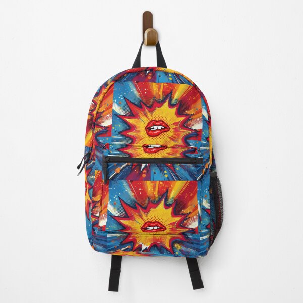 Item preview, Pop Art Explosion with Lips – Bold Comic Style Design designed and sold by RaiyaTees.