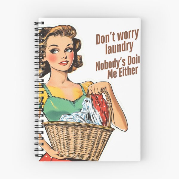 Item preview, Don't Worry Laundry Nobody's Doing Me Either | Sticker designed and sold by NicolasGlowArt.