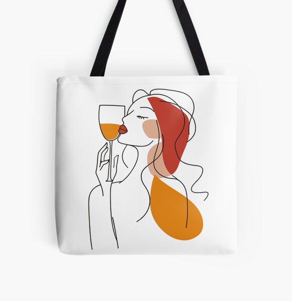 Artikel-Vorschau von Elegante Lady Wine Art – Moderne Linienzeichnung, abstrakte minimalistische Wanddekoration für Weinliebhaber, designt und verkauft von House Of Roza.