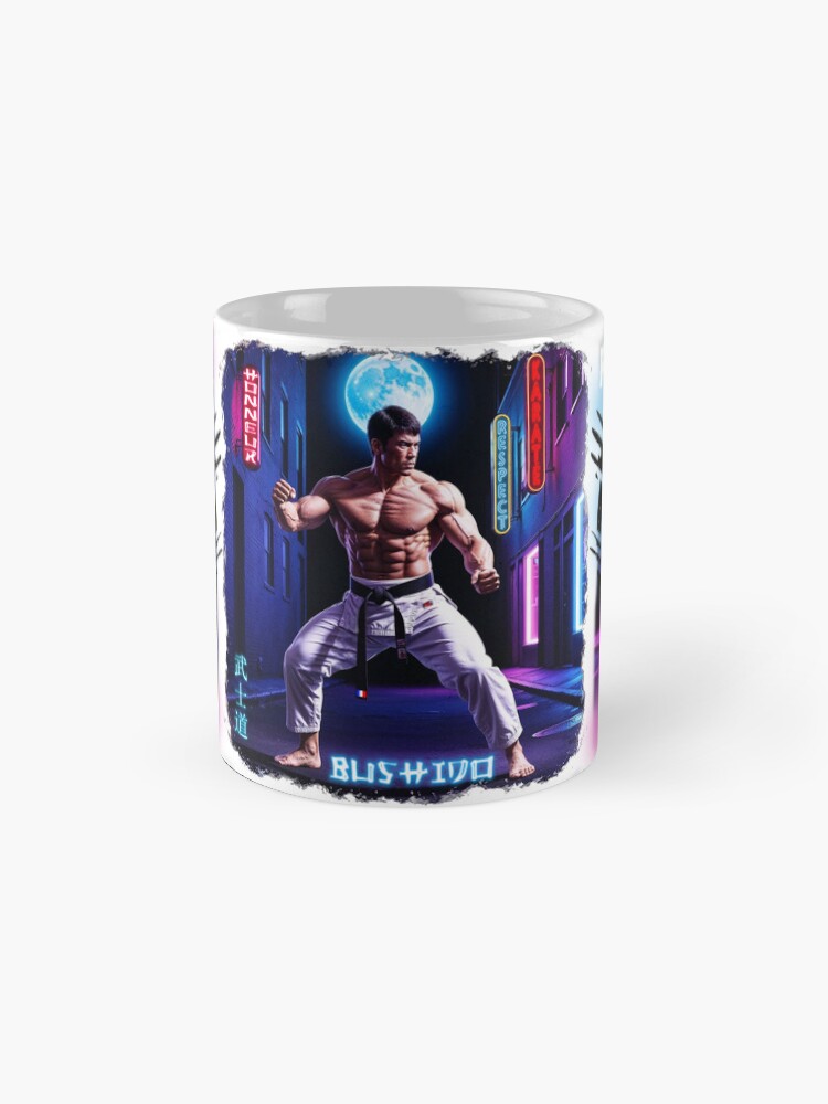 Aperçu 4 sur 6. Mug à café avec l'œuvre BUSHIDO. créée et vendue par Vinidal.