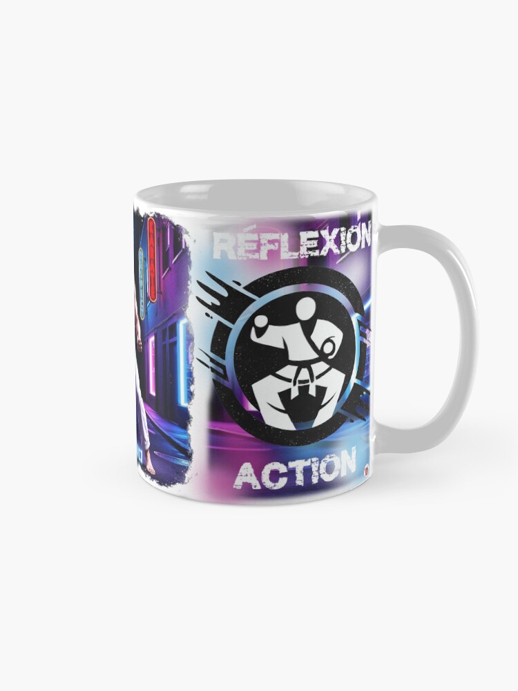 Aperçu 5 sur 6. Mug à café avec l'œuvre BUSHIDO. créée et vendue par Vinidal.