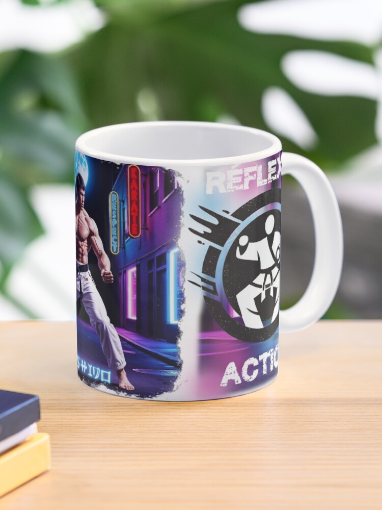 Aperçu 1 sur 6. Mug à café avec l'œuvre BUSHIDO. créée et vendue par Vinidal.