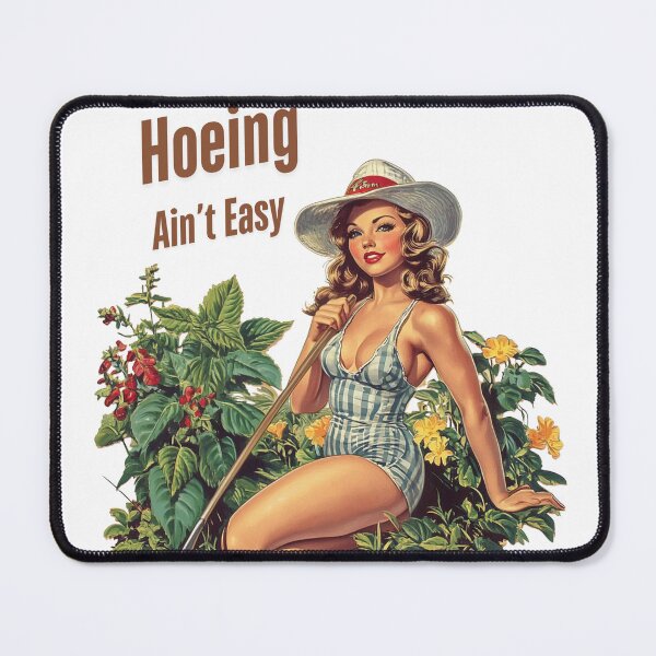 Item preview, Hoeing Ain't Easy T-Shirt designed and sold by NicolasGlowArt.
