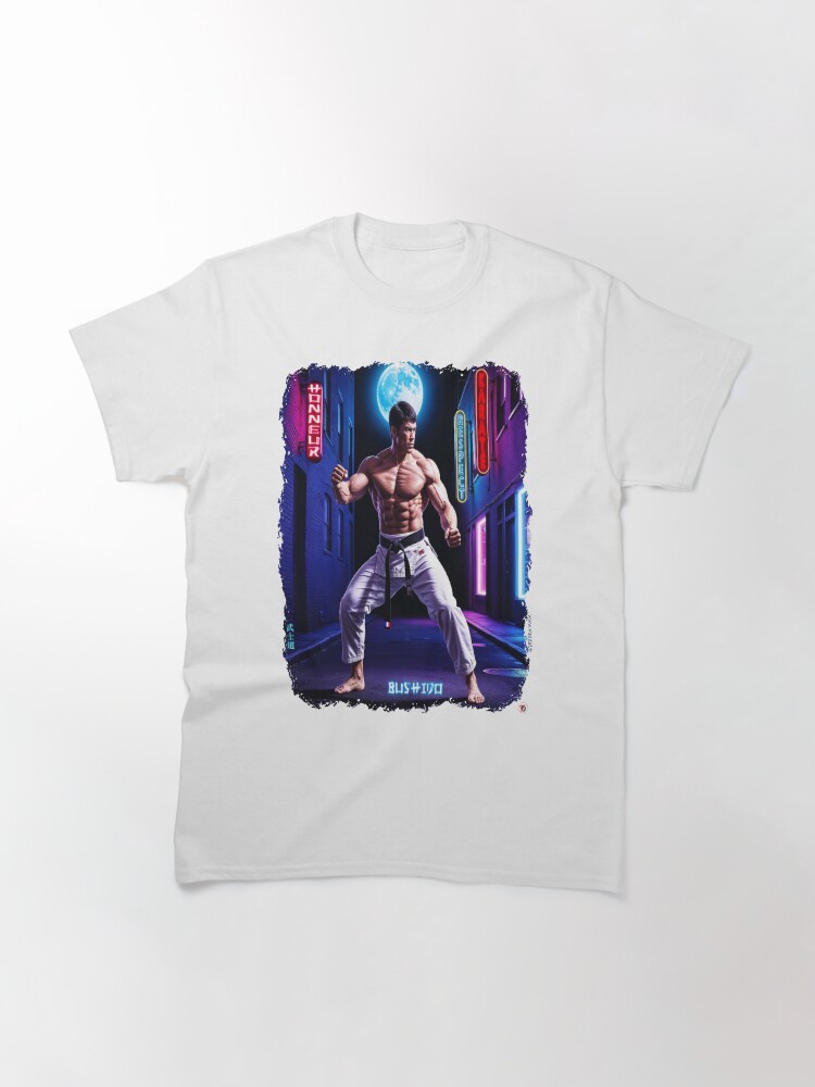 Aperçu 3 sur 7. T-shirt classique avec l'œuvre BUSHIDO. créée et vendue par Vinidal.