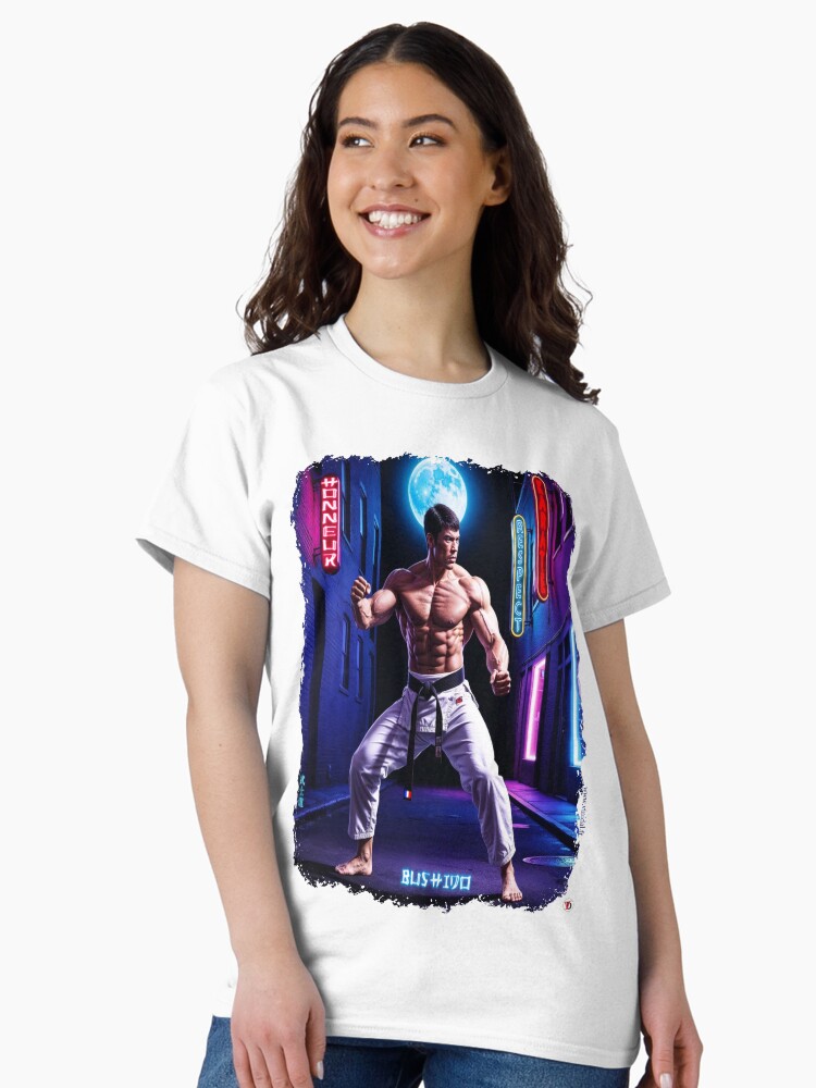 Aperçu 2 sur 7. T-shirt classique avec l'œuvre BUSHIDO. créée et vendue par Vinidal.