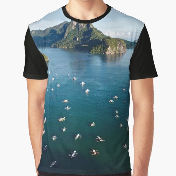 Item preview, A drone shot of the Philippines Islands from El Nido designed and sold by The-Drone-Man.