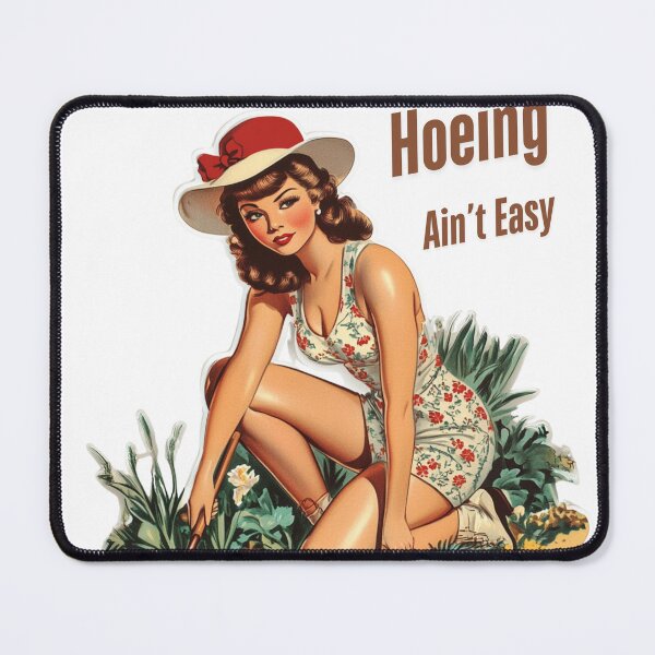Item preview, Hoeing Ain't Easy | T-Shirt designed and sold by NicolasGlowArt.