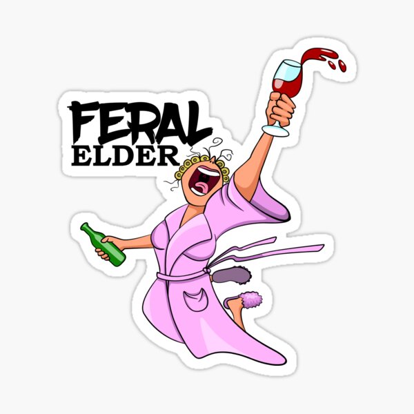 Item preview, Feral Elder designed and sold by Rebel Journey.