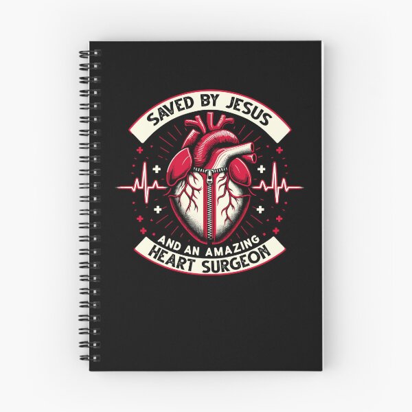 Item preview, Saved By Jesus And An Amazing Heart Surgeon Cardiac Surgery designed and sold by Dressed For  Duty.
