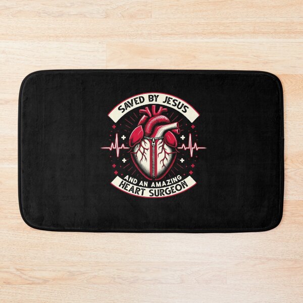 Item preview, Saved By Jesus And An Amazing Heart Surgeon Cardiac Surgery designed and sold by Dressed For  Duty.