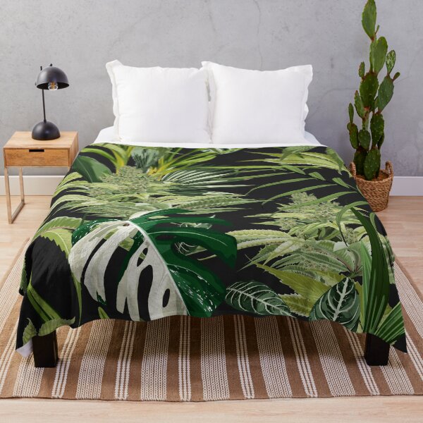 Item preview, Cannabis leaf, plant and exotic tropical palm. Marijuana legalize symbol. designed and sold by MatyKotiv.