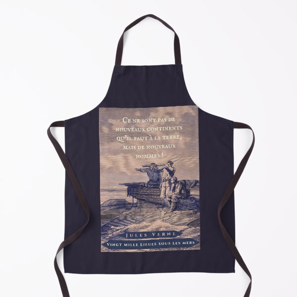 Item preview, Citation de Jules Verne: Ce ne sont pas de nouveaux continents qu'il faut à la terre, mais de nouveaux hommes ! designed and sold by artbleed.
