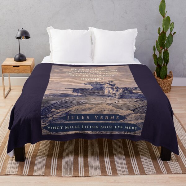 Item preview, Citation de Jules Verne: Ce ne sont pas de nouveaux continents qu'il faut à la terre, mais de nouveaux hommes ! designed and sold by artbleed.