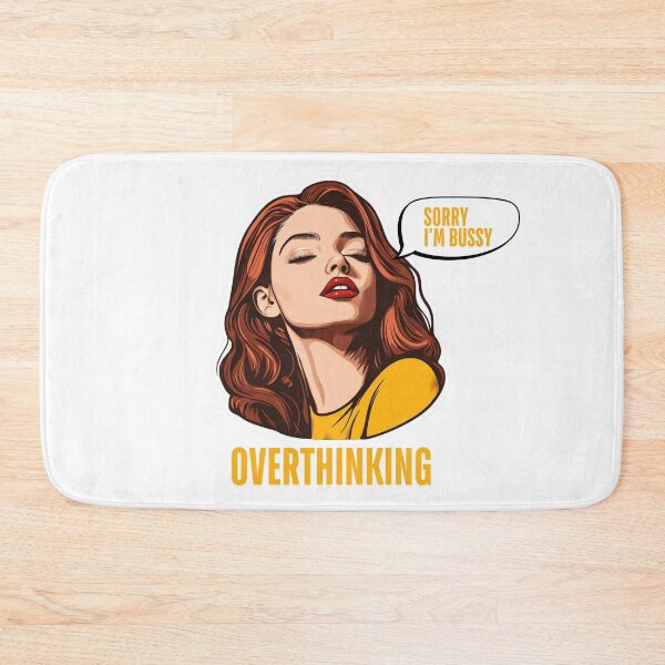 Item preview, Sorry I'm Bussy Overthinking | T-Shirt designed and sold by NicolasGlowArt.