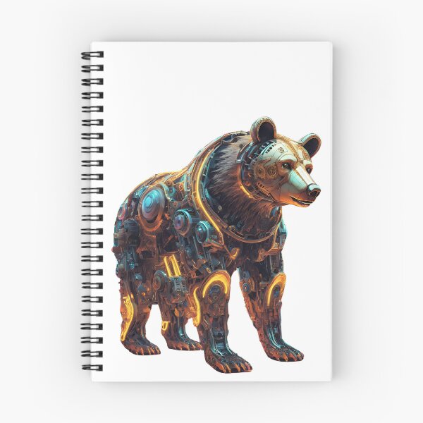 Item preview, The Bear is Cybernetic, Mechanical, Steampunk. designed and sold by Ant Category.