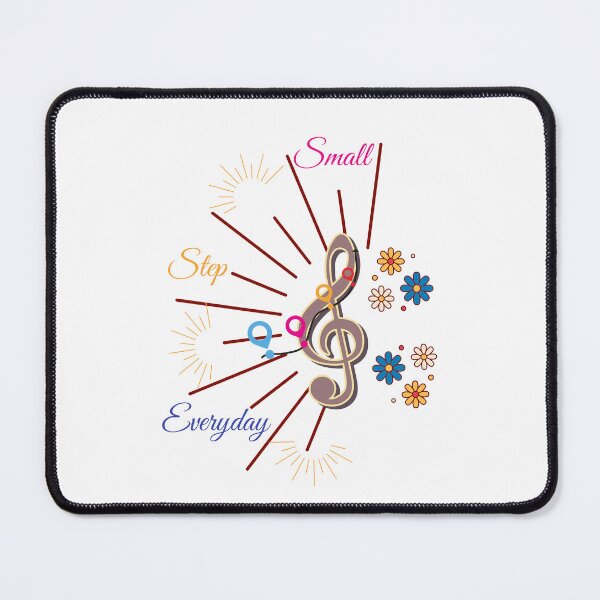 Item preview, Small Step Everyday Motivation Quote Musical Design designed and sold by Modern-Tropical.