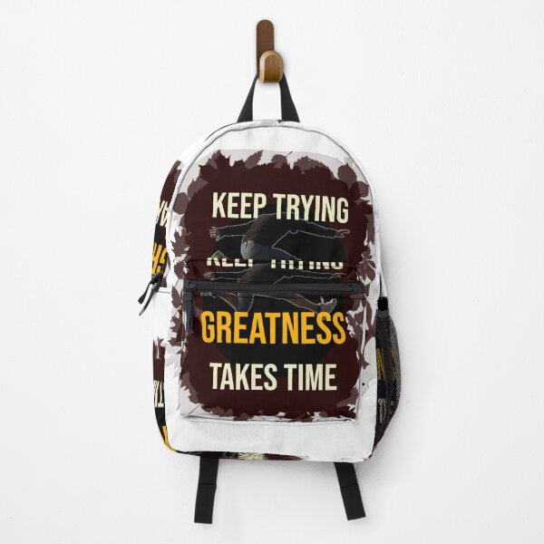 Item preview, Keep Trying, Greatness Takes Time - Motivational Quote Design designed and sold by ArtsyExplorer.