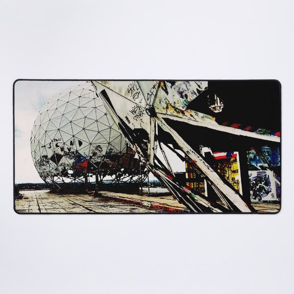 Item preview, Devils Mountain Berlin (Teufelsberg) (processed & oil painting effect) designed and sold by heinrich.